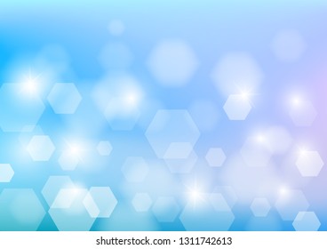Bokeh color background. blur bright abstract background. Vector illustration.