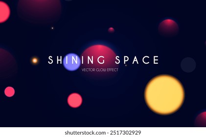 Bokeh colorful light effect. Blur light design. Confetti and holiday firecracker rainbow color effect. Christmas party design