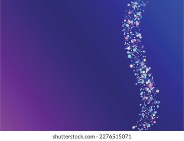 Bokeh Confetti. Metal Banner. Festive Art. Blue Blur Glare. Fantasy Foil. Transparent Tinsel. Holographic Texture. Shiny Celebrate Gradient. Pink Bokeh Confetti