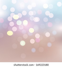 Bokeh defocused abstract light background.