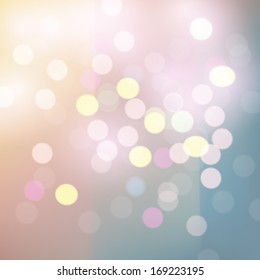 Bokeh defocused abstract light background.