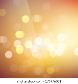 Bokeh defocused abstract light background.