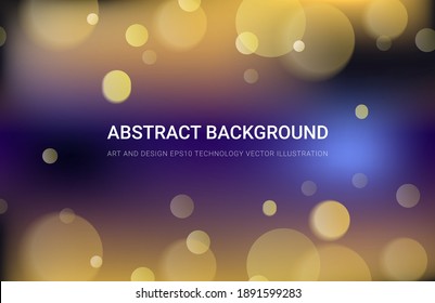 Bokeh effect abstract vector background template