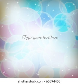 Bokeh effect background