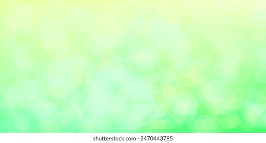bokeh effect background with hexagon light reflection