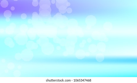 Bokeh effect light blue background. Soft nature pastel sky gradient. Sunlight bokeh soft blue holography. Summer trendy sea backdrop. Bokeh effect soft light hologram. Blurred gradient holography sky.