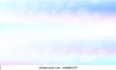 Bokeh effect light blue background. Soft nature pastel sky gradient. Sunlight bokeh soft blue holography. Summer trendy sea backdrop. Bokeh effect soft light hologram. Blurred gradient holography sky.