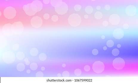 Bokeh effect light blue background. Soft nature pastel sky gradient. Sunlight bokeh soft blue holography. Summer trendy sea backdrop. Bokeh effect soft light hologram. Blurred gradient holography sky.