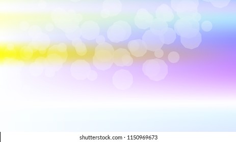 Bokeh effect light blue background. Soft nature pastel sky gradient. Sunlight bokeh soft blue holography. Summer trendy sea backdrop. Bokeh effect soft light hologram. Blurred gradient holography sky.