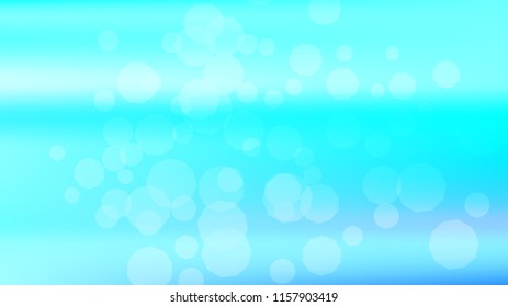 Bokeh effect light blue background. Soft nature pastel sky gradient. Sunlight bokeh soft blue holography. Summer trendy sea backdrop. Bokeh effect soft light hologram. Blurred gradient holography sky.