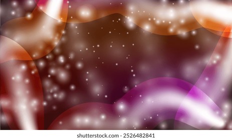 Fondo de Vector de efecto Bokeh Colorido rojo