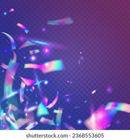 Bokeh Glare. Iridescent Effect. Webpunk Art. Metal Burst. Purple Disco Glitter. Crystal Foil. Hologram Texture. Shiny Prismatic Decoration. Pink Bokeh Glare