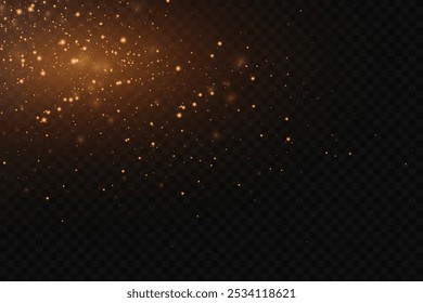 Efecto de luz de resplandor Bokeh.  Efecto de brillo y destellos de luz. Ilustración vectorial EPS 10