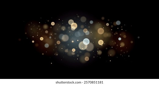 Bokeh glow. Sparkling circles and shine for christmas, New years Birthday and special occasions. Shine, glitter, sparkles, dust.