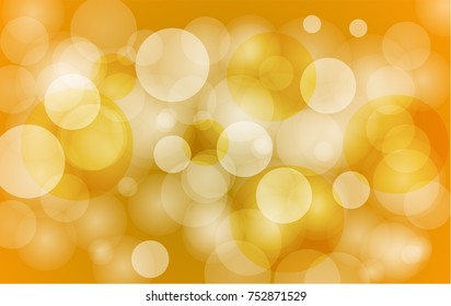 Bokeh gold background