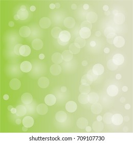 Bokeh green background