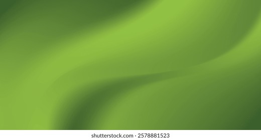 bokeh of green grass as background. blurred landscape, template for design vector eps 10