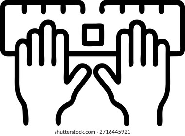 Bokeh Hands Tippen auf einer gemeinsamen Tastatur in einem Office-Konzept als ein weiches Bokeh Nahaufnahme von Händen tippen zusammen auf einer gemeinsamen Tastatur in einer Büroumgebung. Der unscharfe Hintergrund betont die Teamarbeit und digitale Zusammenarbeit mit Raum für Text über kreative Lösungen und Produktivität. in Foto Stock Concept , Kopienraum für Werbung oder Banner mit Foto Realistic als hochwertiges Detail —ar 7:2