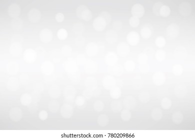 Bokeh light , Abstract  white and gray color background. Vector, illustration.