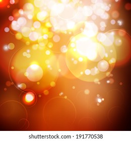 Bokeh light background, vector eps10