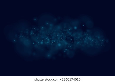 Bokeh light effect background. Christmas glowing dust background Christmas glowing light bokeh.