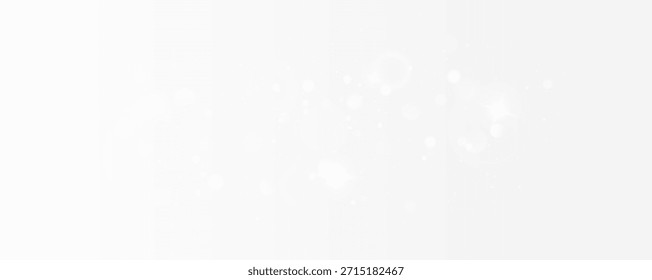 Fondo de efecto de luz Bokeh, polvo blanco de Navidad, polvo de brillo festivo para Anuncios, tarjetas, publicidad. Navidades fondo de polvo brillante png, Vector.