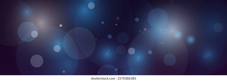 Bokeh light effect, flash of light and glitter of dust.