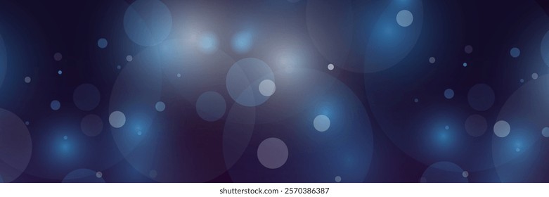 Bokeh light effect, flash of light and glitter of dust.