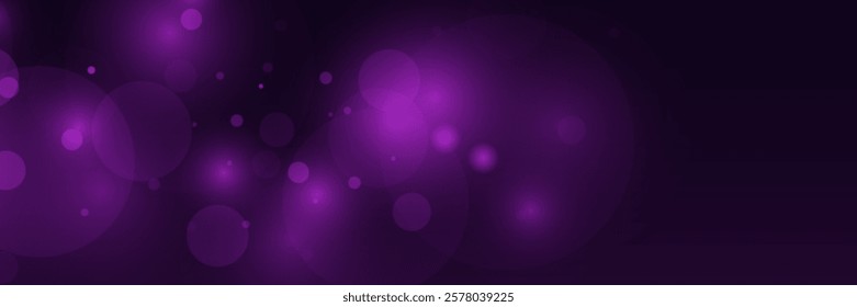 Bokeh light effect, flash of light and glitter of dust.