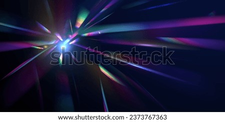 Bokeh light effect and glare glitter. Crystal Rainbow Light refraction pattern for adding effects to background layouts. Jewelry, prism or lens flar. Iridescent glowing sparkles vector set. 