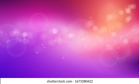 Bokeh light effect on a colorful background