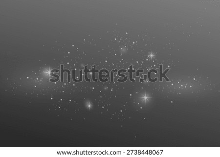 Bokeh light effect with shinny start abstract effect background. Vector illustration 