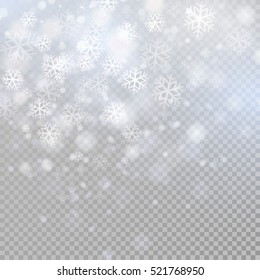 Bokeh Light Gray Sparkles On Transparency Stock Vector (Royalty Free ...