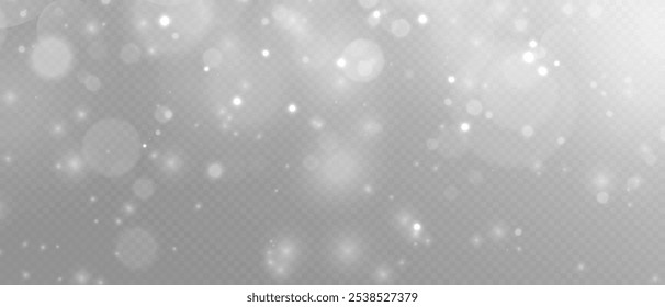 Bokeh light lights effect background. Bokeh png dust light. Holiday powder dust for cards, invitations, banners, and ads. Christmas Bokeh Lights.