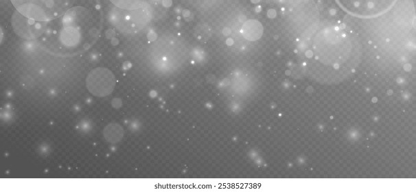 Fondo de efecto de luces bokeh. Luz de polvo Bokeh png. Polvo de polvo de Festiva para tarjetas, invitaciones, Anuncios y anuncios. Navidades Bokeh Lights.