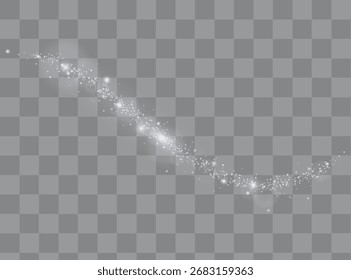 Bokeh light lights effect background. White dust light. Christmas background of shining dust Christmas glowing light bokeh confetti and spark overlay texture for your