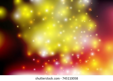 Bokeh light Vintage background, Vector eps10
