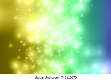 Bokeh light Vintage background, Vector eps10