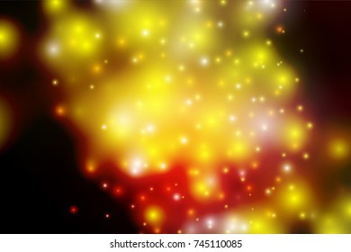 Bokeh light Vintage background, Vector eps10