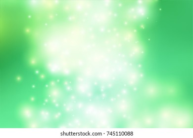 Bokeh light Vintage background, Vector eps10