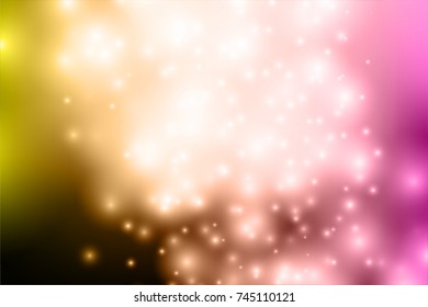 Bokeh light Vintage background, Vector eps10