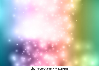 Bokeh light Vintage background, Vector eps10