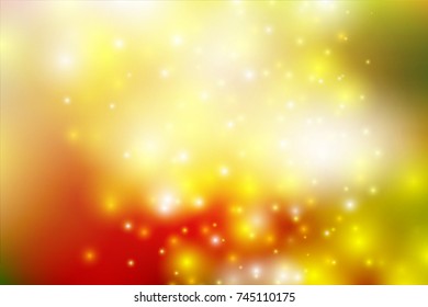 Bokeh light Vintage background, Vector eps10
