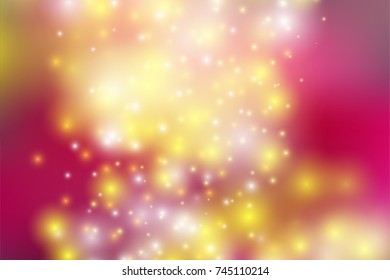 Bokeh light Vintage background, Vector eps10