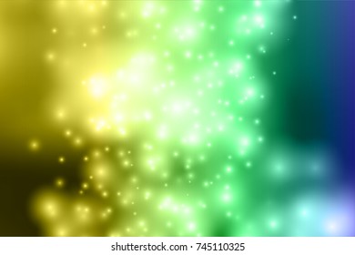 Bokeh light Vintage background, Vector eps10
