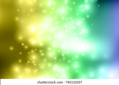 Bokeh light Vintage background, Vector eps10