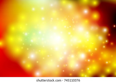 Bokeh light Vintage background, Vector eps10