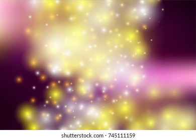Bokeh light Vintage background, Vector eps10