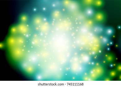 Bokeh light Vintage background, Vector eps10