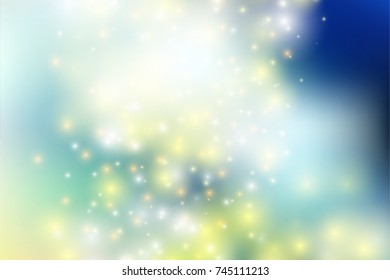 Bokeh light Vintage background, Vector eps10